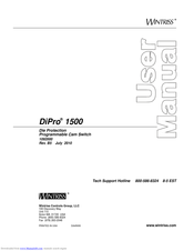 Wintriss dipro 1500 User Manual