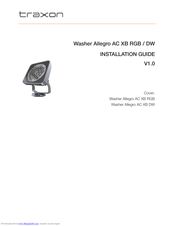 TRAXON Allegro Washer AC Installation Manual