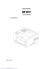 Olivetti DR N17 Service Manual