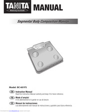Tanita BC-601FS Instruction Manual