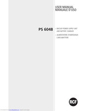 RCF PS 6048 User Manual