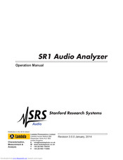 Lambda SR1 Operation Manual