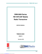 TMC Radio SRM9030 Service Manual