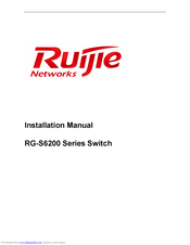 RUIJIE RG-S6200 Series Installation Manual