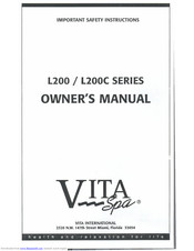 Vita Spa L200 series Owner's Manual