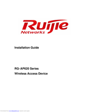 RUIJIE RG-AP620 Series Installation Manual