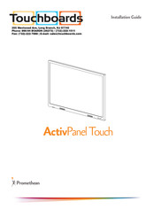 Touchboards ACTIVEPANEL TOUCH Installation Manual