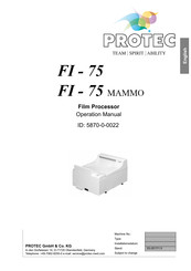 Protec FI-75 MAMMO Operation Manual