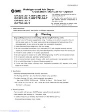 SMC Networks IDF22E-30-T Operation Manual For Option
