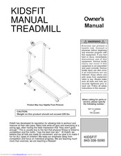 KIDSFIT MANUAL TREADMILL Owner's Manual