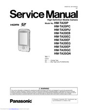 Panasonic HM-TA20EG Service Manual