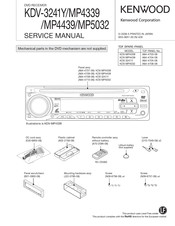 Kenwood KDV-MP4439 Service Manual
