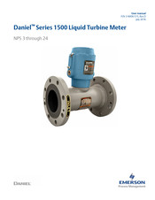 Emerson daniel 1500 series User Manual