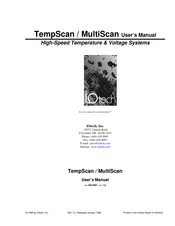 IOtech TempScan 1100 User Manual