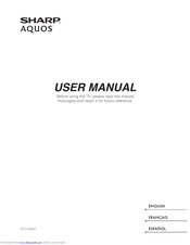 Sharp AQUOS User Manual