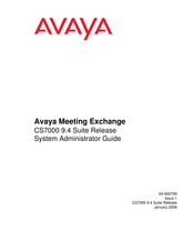 Avaya CS7000 Administrator's Manual