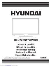 Hyundai HLN24TS172DVDC Instruction Manual