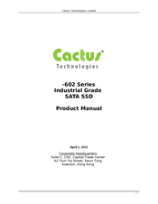 Cactus 602 SERIES Product Manual