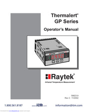 Raytek Thermalert Gp Series Manuals Manualslib