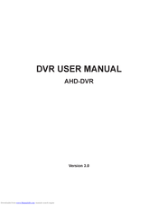 Autrex AHDR308A User Manual