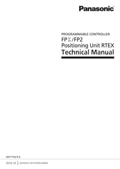 Panasonic FP? Positioning Unit RTEX Technical Manual