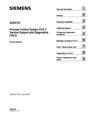 Siemens SIMATIC PCS 7 Service Manual