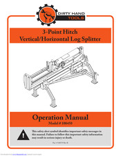 Dirty Hand Tools 100450 Operation Manual