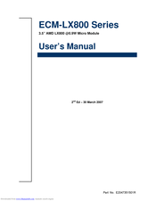 Aualue ECM-LX800 Series User Manual