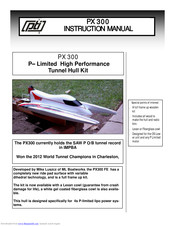 PTI PX 300 Instruction Manual
