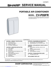 Sharp CV-P09FR Service Manual