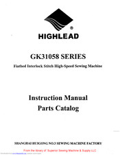 HIGHLEAD GK31058 SERIES Instruction Manual