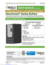 Aerco Benchmark BMK 5000 DF Operation, Service And Maintenance Manual