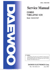Daewoo DQ-K2121N-P Service Manual