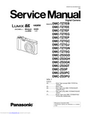 Panasonic DMC-TZ7SG Service Manual