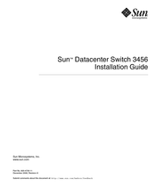 Sun Microsystems Datacenter Switch 3456 Installation Manual
