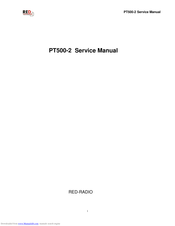 RED PT500-2 Service Manual