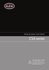 D.A.S. CSA series User Manual