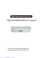 DANHEAT 9000BTU/h Operation & Installation Manual