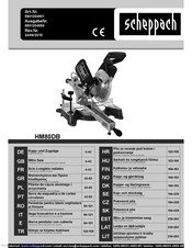 Scheppach HM80DB Translation From The Original Instruction Manual