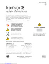 Kvh Industries TracVision G6 Installation & Technical Manual