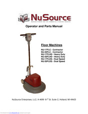 NUSOURCE NU-20FLHD Operator And Parts Manual
