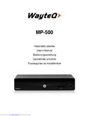 WayteQ MP-500 User Manual