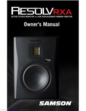 Samson Resolv RXA5 Owner's Manual