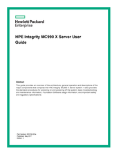 HP Integrity MC990 X User Manual