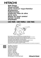 Hitachi CM 7MC Handling Instructions Manual