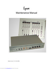 D&R LYRA Maintenance Manual
