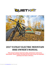QuietKat FATKAT 2017 Owner's Manual