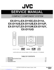 JVC EX-D11UG Service Manual