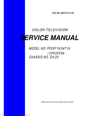 Changhong Electric 34T18 Service Manual