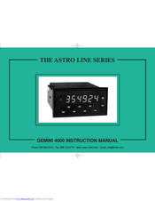 Gemini 4200 Instruction Manual